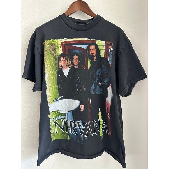 Nirvana "Flipper" 1998 Single Stitch Vintage Reprint T-shirt - Picture 1 of 8